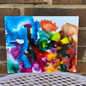 Small work of abstract art 8x10